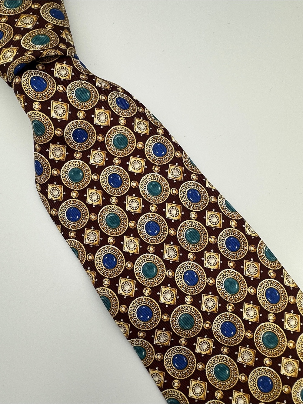 Christian Dior Vintage Printed Tie